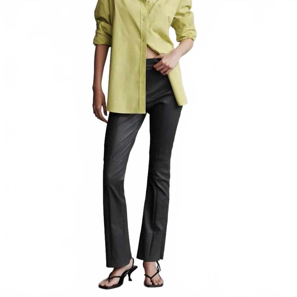 NEW TWP skinny love boot cut pants in black oyster